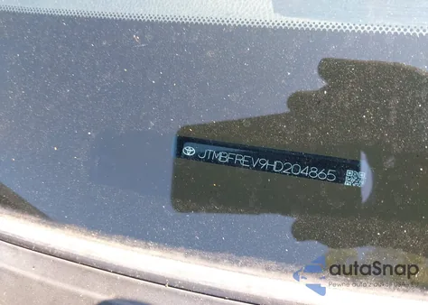 2017 Toyota Rav4 Le из США, поврежденный, VIN JTMBFREV9HD204865